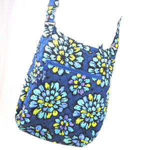 Vera Bradley Crossbody Mailbag Indigo Pop